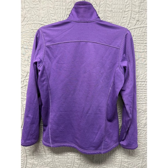 Patagonia R1 Fleece Jacket Purple Polartec Power Dry Women's Size S Zip Up - Picture 2 of 10